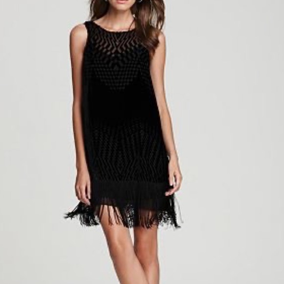 NWT Ella Moss Marlow Burnout Fringe Dress - Picture 4 of 7